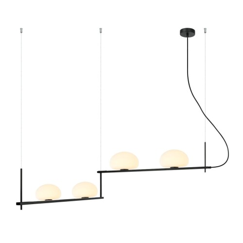 Lampa wisząca KERNIO PND-357784-BK+W Italux
