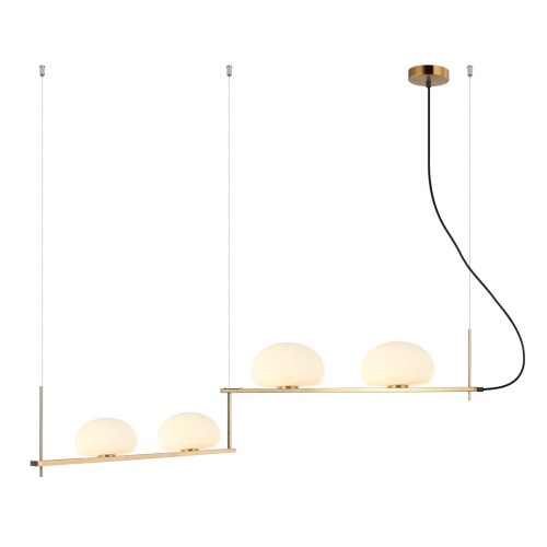 Lampa wisząca KERNIO PND-357784-BRO+W Italux