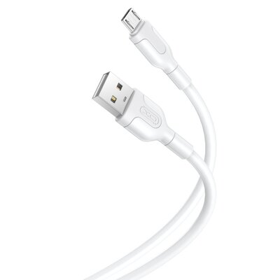 XO Kabel NB212 USB - microUSB 1,0 m 2,1A biały