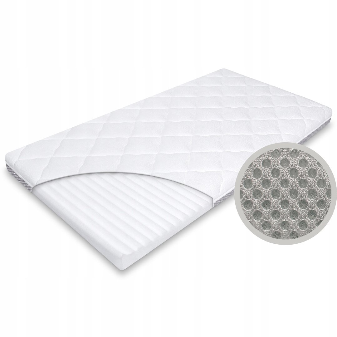Materac piankowy do kołyski 90x60 cm Manufaktura Materacy Kinderkraft H3/H2