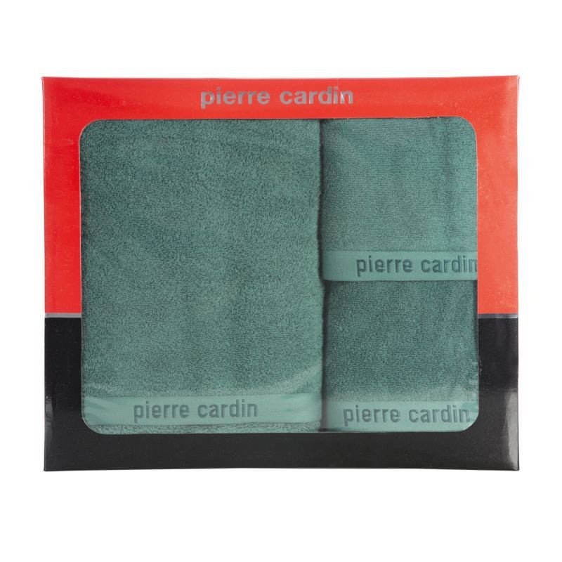 Euro Firany Komplet Ręczników Pierre Cardin 3szt. Evi Butelowy 1219435