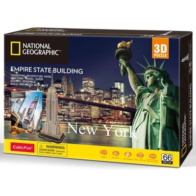 Cubicfun National Geographic, puzzle 3D Empire State