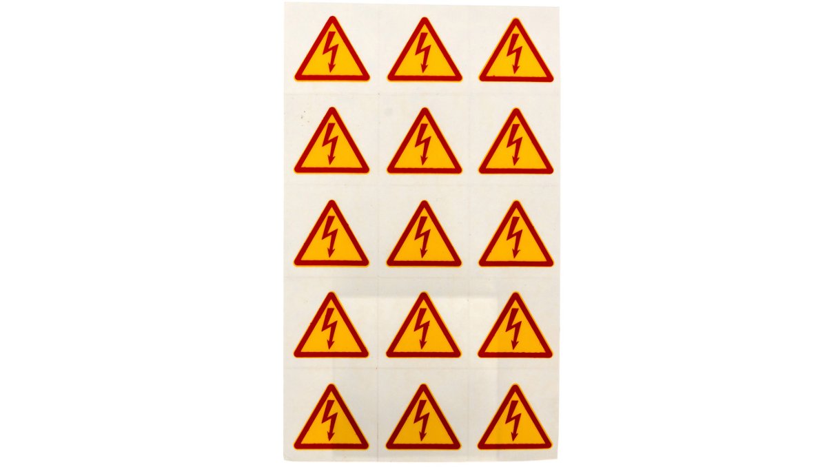 Ergom Znaki samoprzylepne typu BŁYSKAWICE ZS 25 LIGHTNING E04ZP-02030200500 /150szt/ E04ZP-02030200500