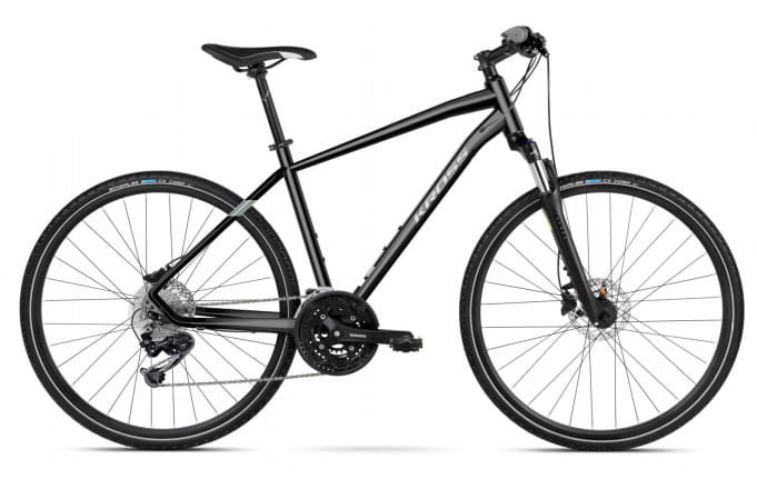 Kross Evado 7.0 28 cali Męski Czarno-srebrny