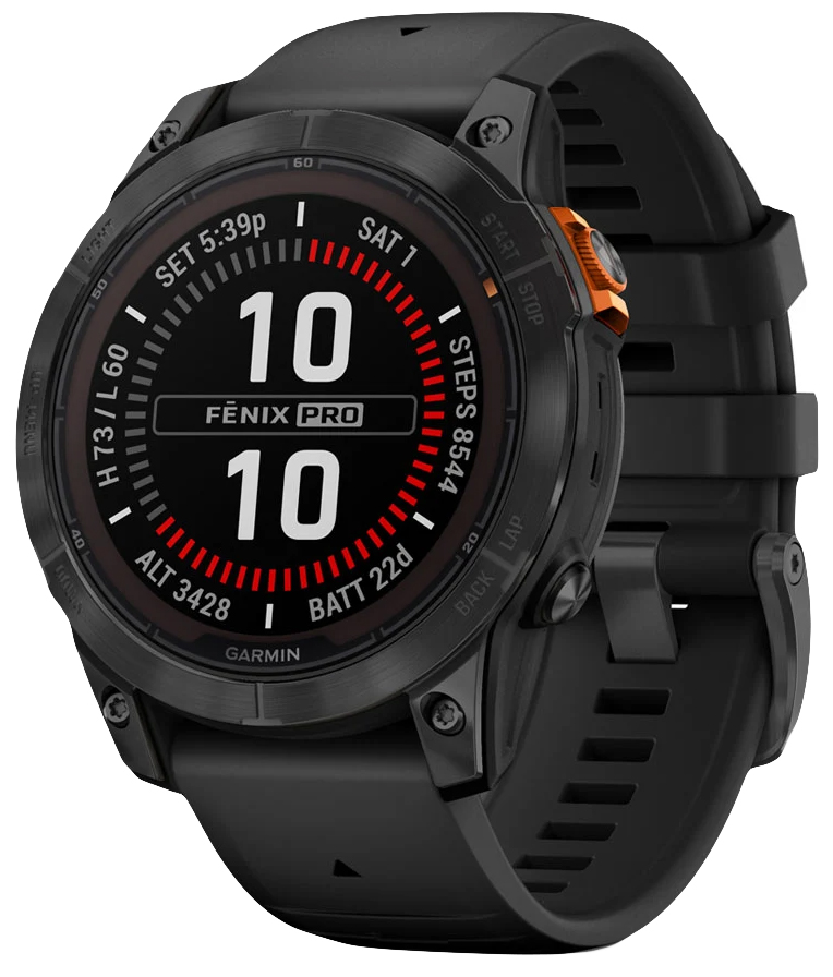 Zegarek Garmin 010-02777-01 Fenix 7 Pro Solar - Slate Gray