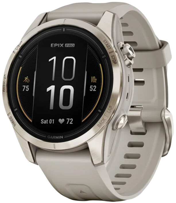 Zdjęcia - Smartwatche Garmin Zegarek  Epix PRO Sapphire Tytan  z czujnikiem tętna HRM Elev (Gen 2)