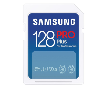 Samsung 128GB SDXC PRO Plus 180MB/s (2023)