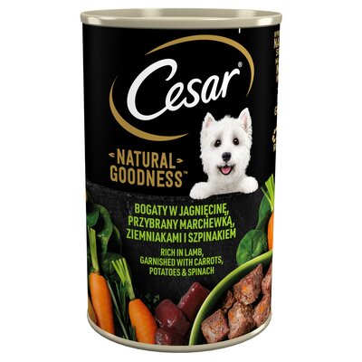 Cesar CES Puszka Mus Jagnięcina 400g Mokra karma pełnoporcjowa dla dorosłych psów