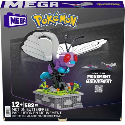 Klocki plastikowe MEGA Pokemon Motion Butterfree HKT22