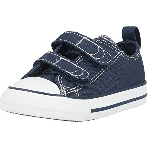 Converse Kapcie uniseks Baby Chuck Taylor Ct 2v Ox Canvas, niebieski - Niebieski Athletic Navy - 20 EU