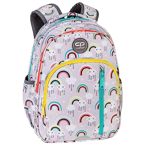 Coolpack Base Plecak szkolny Unisex - Dla dzieci i młodzieży, Czas tęczy, 44 x 29 x 16 cm, designerski