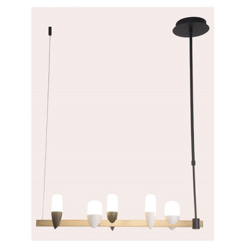 Lampa wisząca nad wyspę ptaki na gałęzi - V034 R7-H84