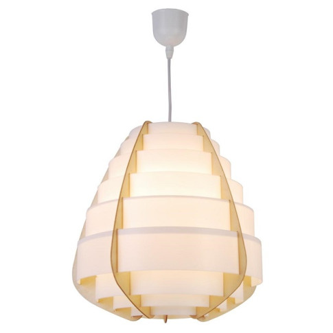 Drewniana lampa wisząca kokon - V040 K5-Z61