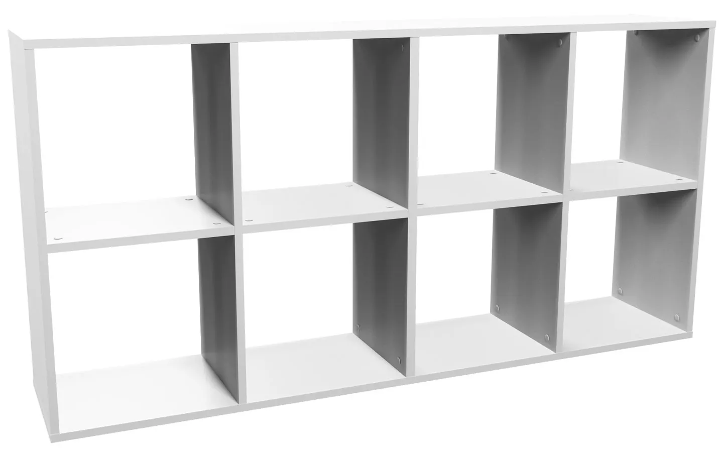 Biały regał do gabinetu skandynawskiego T9-S96