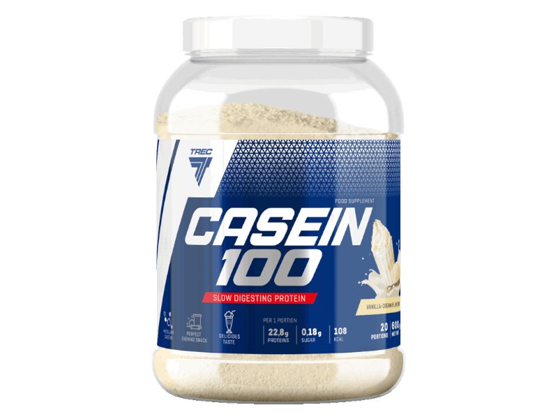 Białko Trec Nutrition Casein 100 WPC 1800 g Creamy-Vanilla (5902114018177)