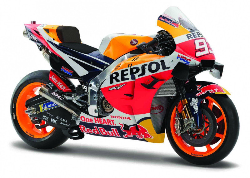 Фото - Машинка Maisto Model metalowy GP Racing Honda Repsol team 1/18 