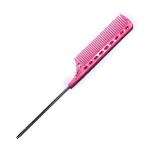Zdjęcia - Szczotka do włosów Y.S. Park , grzebień z metalowym szpikulcem, model 108, różowy 