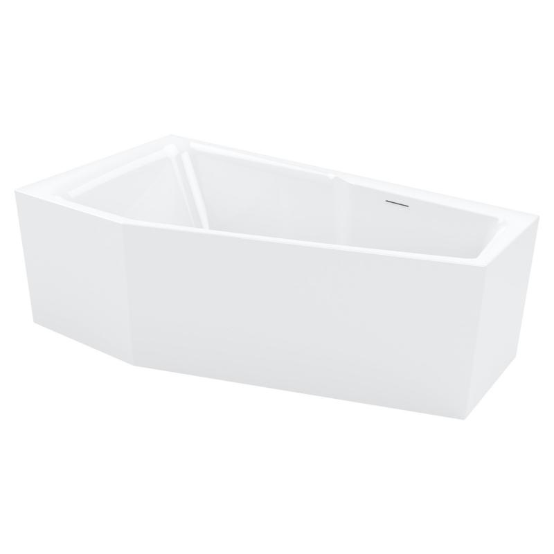 Riho Rethink Space S Plug&Play Wanna narożna 160x75 cm prawa z Riho Fall biała B111009005
