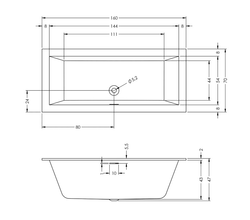 Riho Rethink Cubic Plug&Play Wanna prostokątna narożna 160x70 cm lewa z Riho Fall biała B104023005 - odbiór osobisty: Kraków, Warszawa