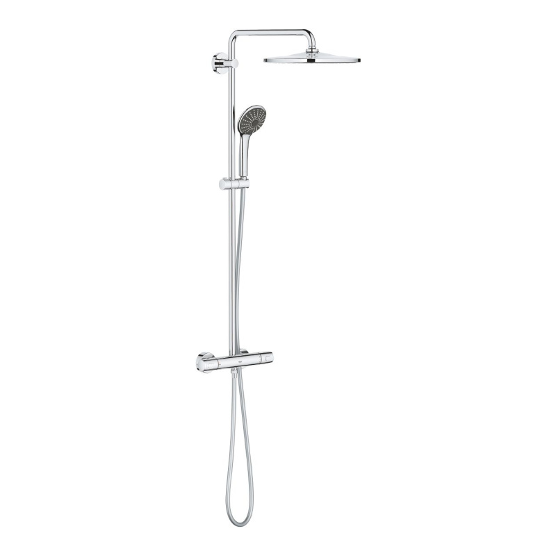 Grohe Vitalio Joy System 310 Zestaw prysznicowy natynkowy termostatyczny z deszczownicą chrom 26400001 - odbiór osobisty: Kraków, Warszawa