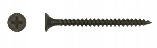 Koelner Wkręty fosfatowane 4,2x70mm do montażu płyt G-K do elementów drewnianych, opakowanie 60 szt