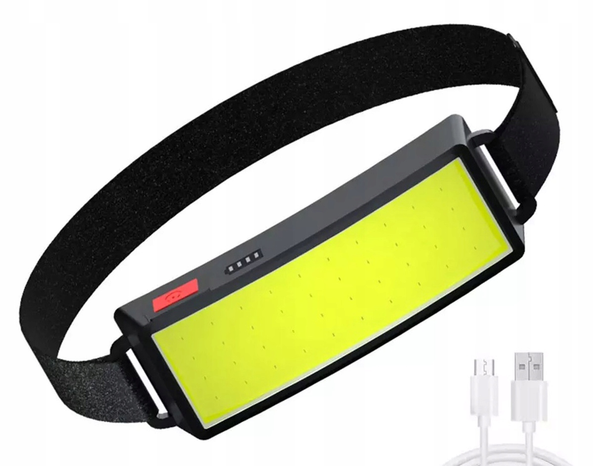 ZD84 Latarka Czołowa Led Czołówka Warsztat Usb Cob