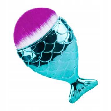 Pędzel Do Pyłu Konturowania Rybka Syrenka Aqua