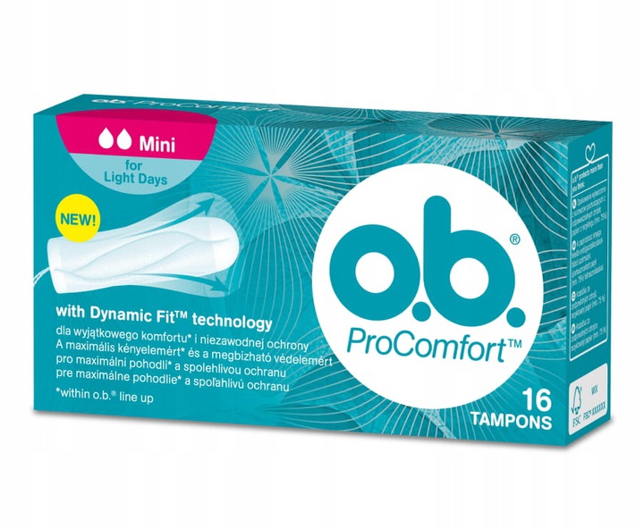 O.B. Tampony Procomfort mini 16szt