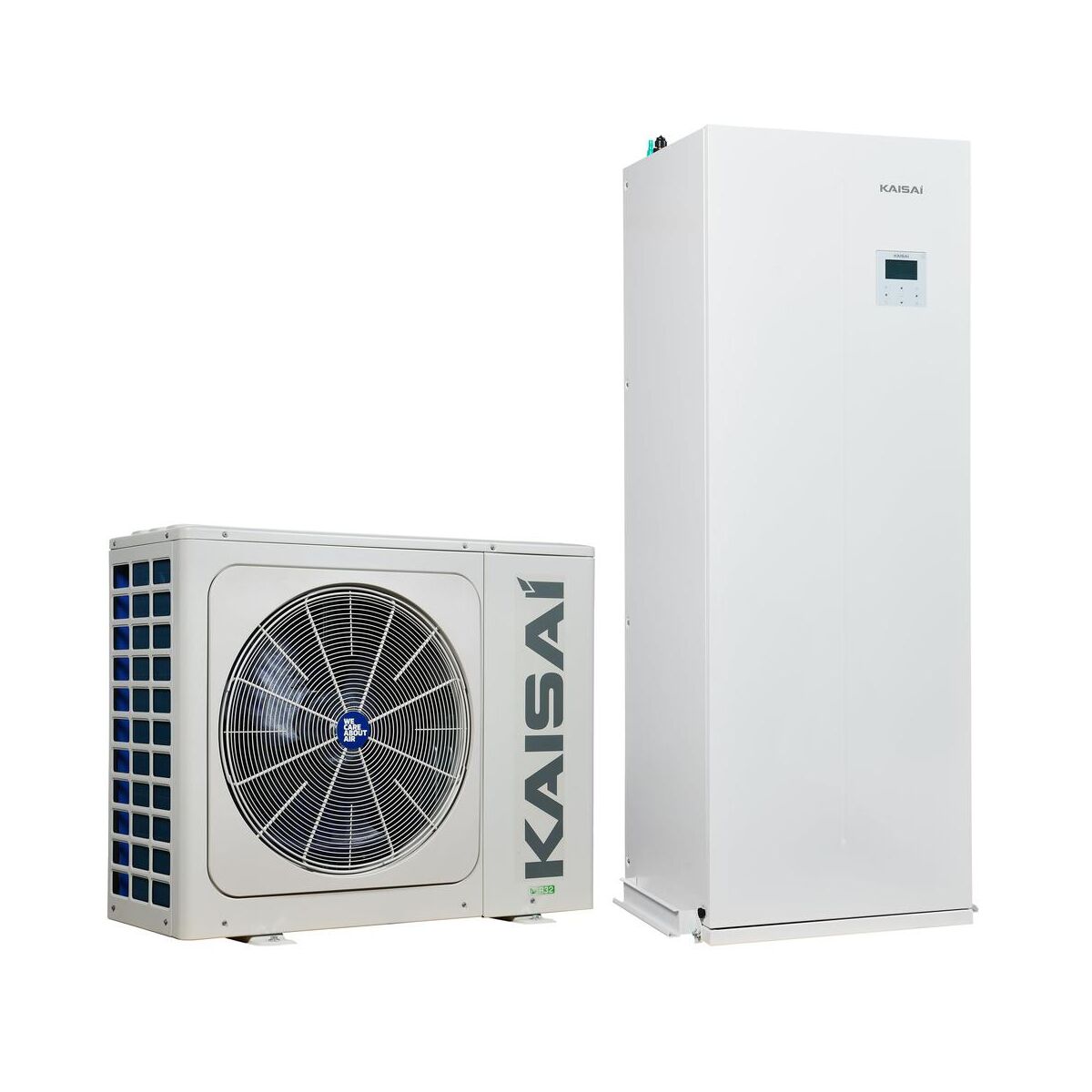 KAISAI Pompa ciepła powietrzno-wodna 8KW KHA-08RY1-B KMK-190L-100RY1