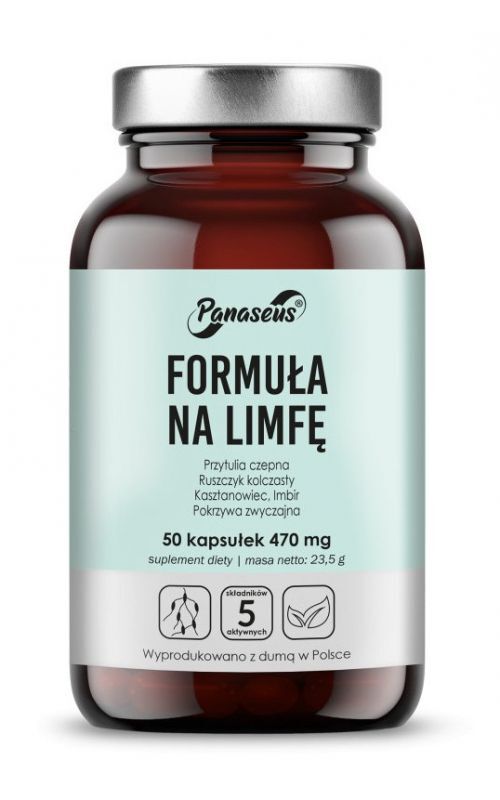 Panaseus Formuła na limfę, 50 kapsułek