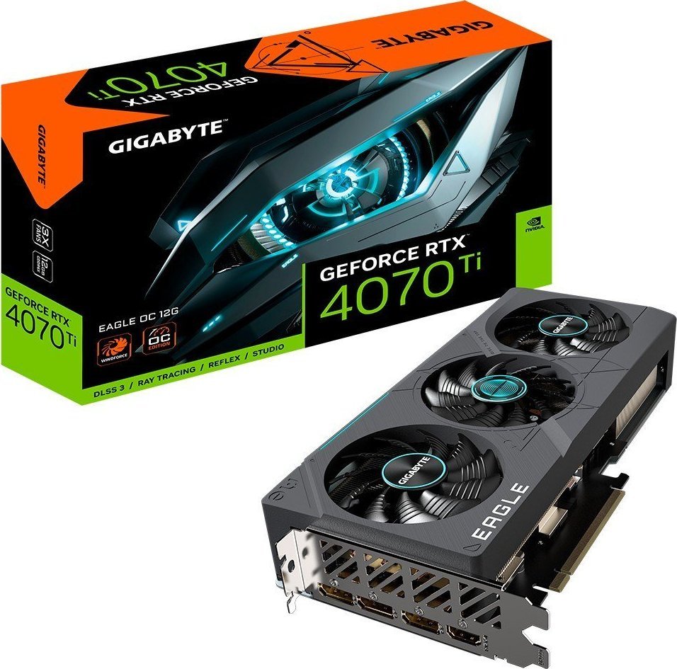 GIGABYTE GeForce RTX 4070 Ti Eagle OC 2.0 12GB DLSS 3 GV-N407TEAGLE OC-12GD 2.0