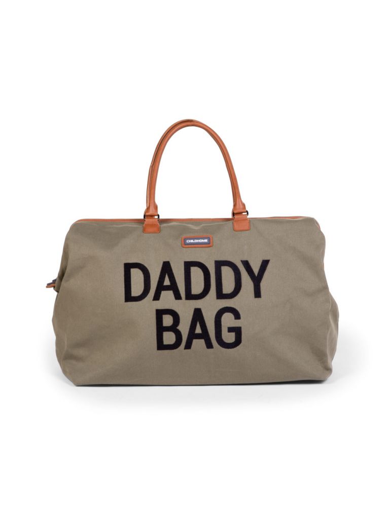 Childhome Torba Daddy Bag Kanwas Khaki