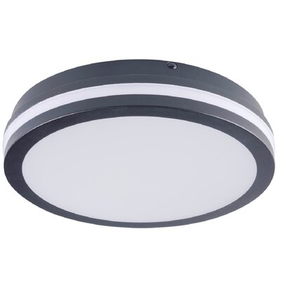 Kanlux plafon zewnętrzny LED Beno 24W NW-O-GR 24W 1920lm 4000K 26cm szary IP54 33341 33341