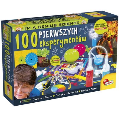 Zestaw kreatywny LISCIANI I'm a Genius Wielkie Laboratorium 100 Pierwszych eksperymentów 304-PL57672