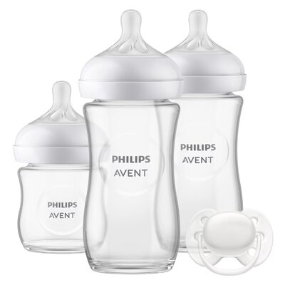 Butelka PHILIPS AVENT Newborn Glass Gift SCD878/11 (3 sztuki) | Bezpłatny transport