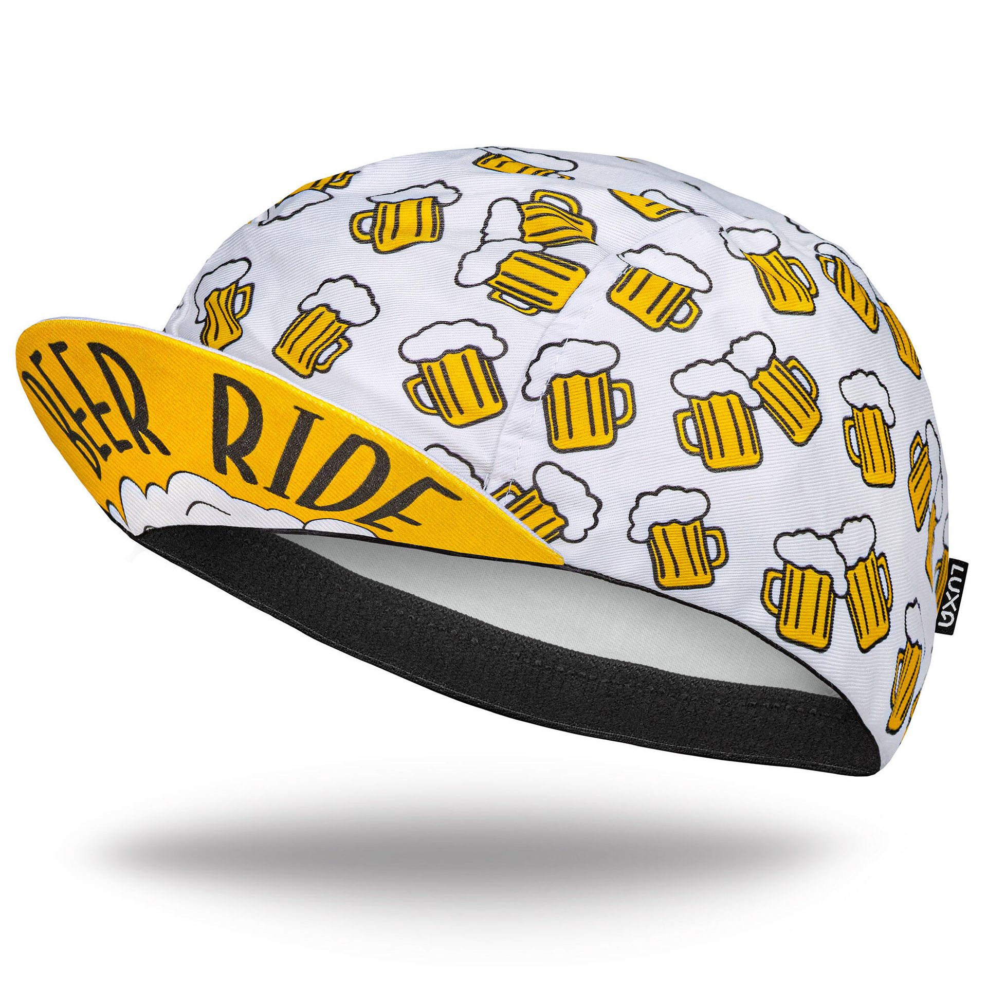 Czapeczka Bawełniana Rowerowa Pod Kask Unisex Luxa Beer Ride