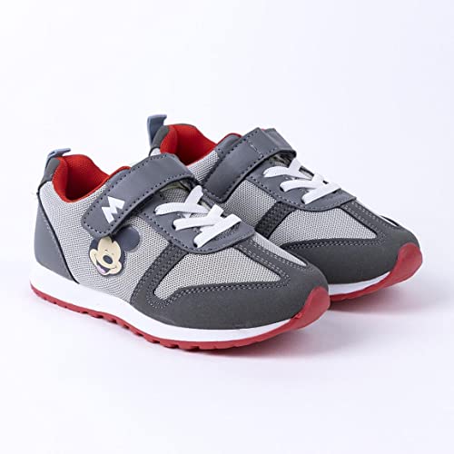 CERDÁ LIFE'S LITTLE MOMENTS, Buty dziecięce Mickey Mouse | 25 EU buty sportowe z kombinacją stylów, wygody i sportu, Szary, 25 EU