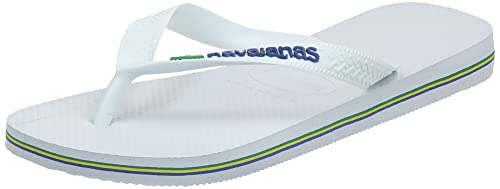 Havaianas Brasil Logo klapki męskie białe - 3/4 - klapki, Białe logo, 35/36 EU