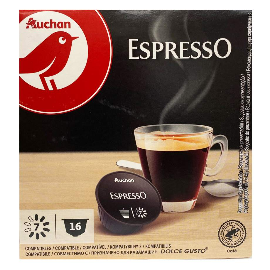 Auchan - Kawa w kapsułach typ Espresso