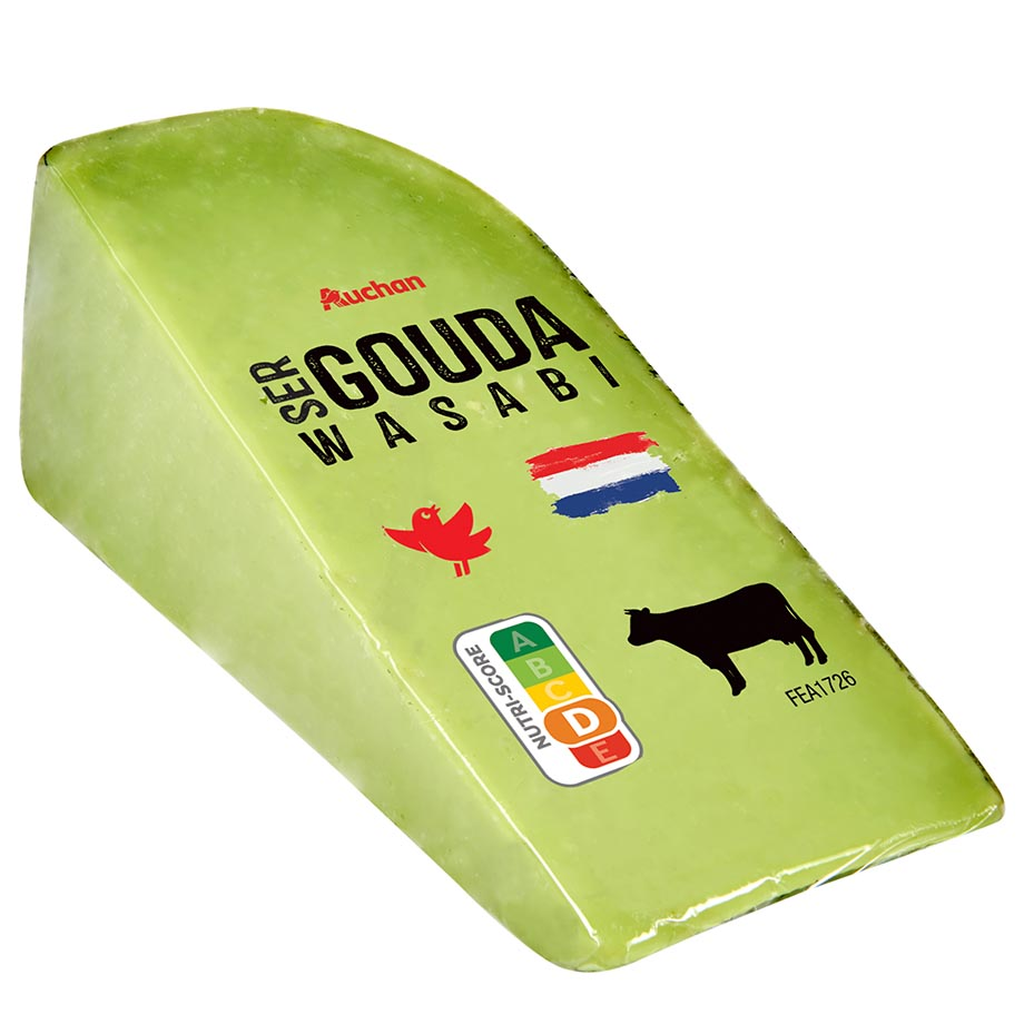 Auchan - Ser Gouda Wasabi