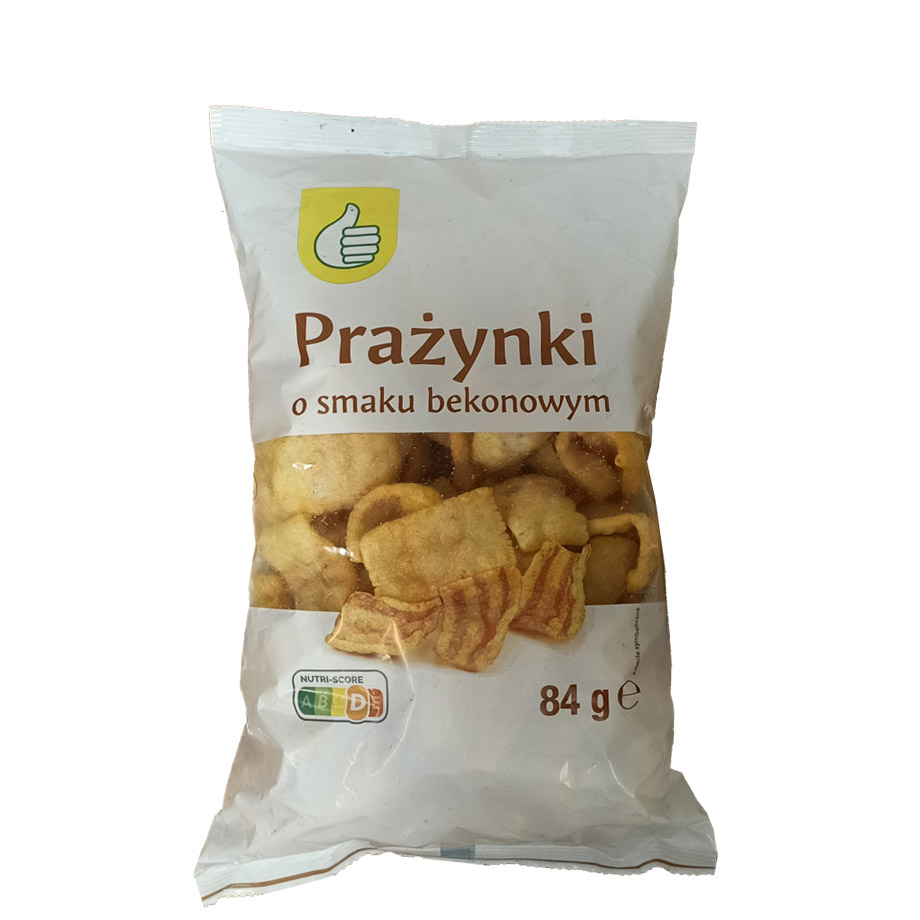 Auchan - Prażynki o smaku bekonowym