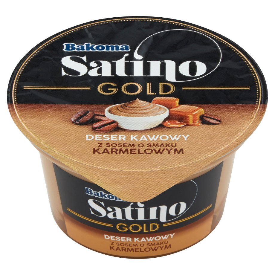 Bakoma - Satino Gold deser kawowy z sosem karmelowym