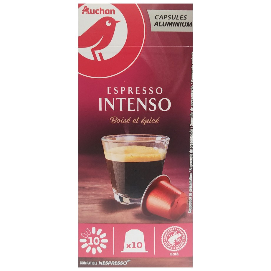 Auchan - Kawa w kapsułach Espresso Intenso