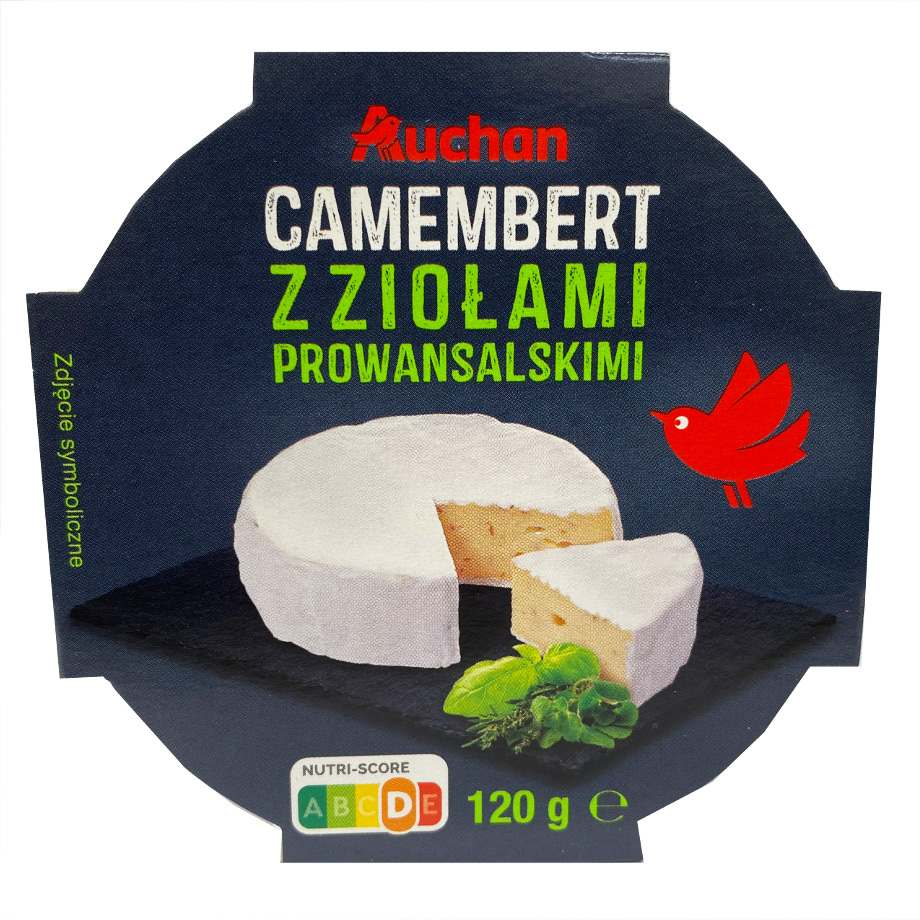 Auchan - Ser camembert z ziołami prowansalskimi