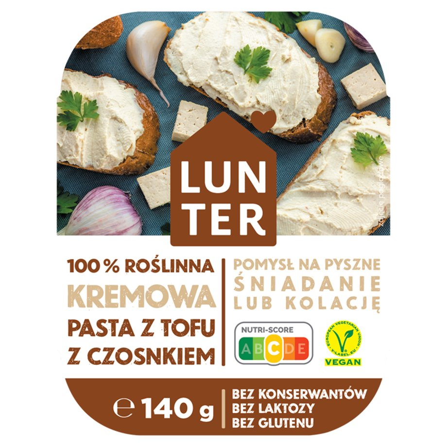 Lunter - Kremowa pasta z tofu z czosnkiem