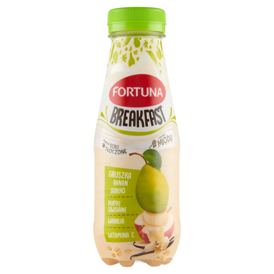Fortuna - Breakfast Przekąska jabłko banan gruszka z płatkami miodem i wanilią