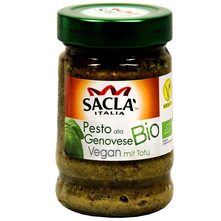 Sacla - Sos pesto Bio z bazylią i tofu