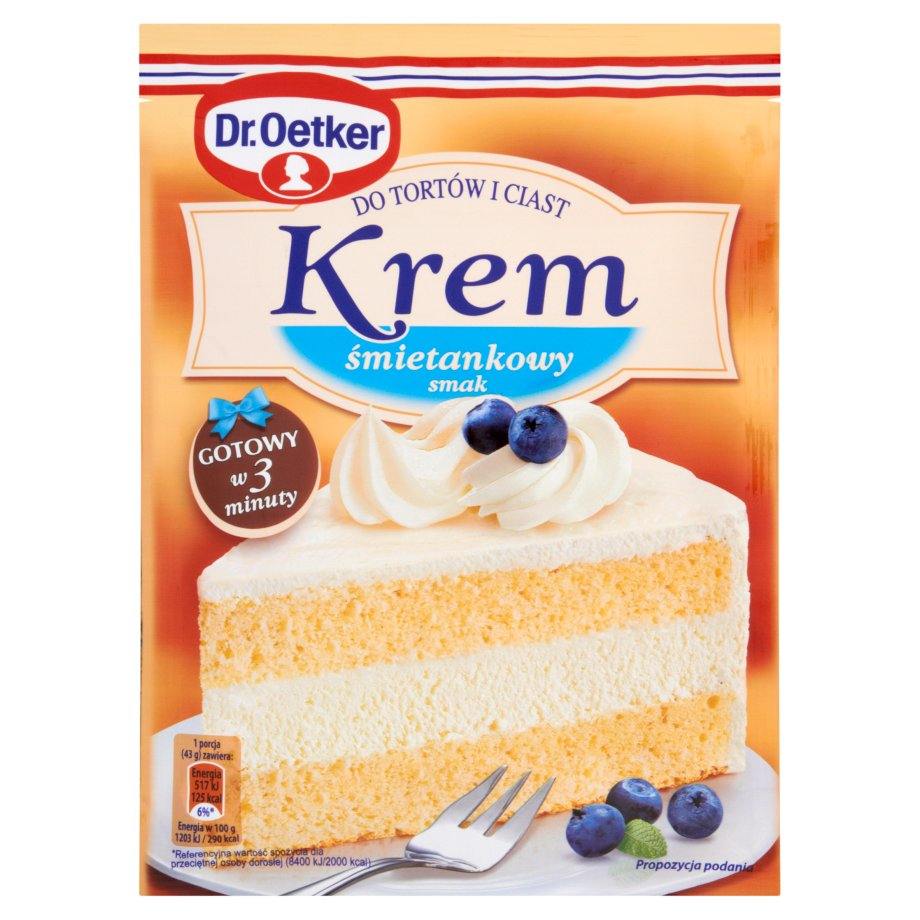 Dr. Oetker - Krem do tortów śmietankowy