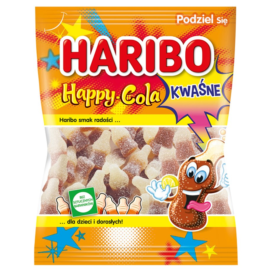 Haribo - Happy Cola kwaśne żelki