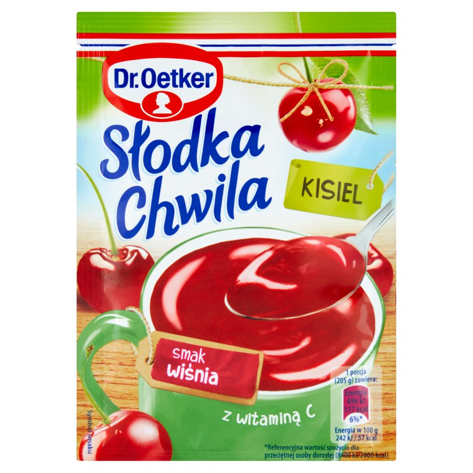 Dr. Oetker - Słodka chwila Kisielo smaku wiśniowym